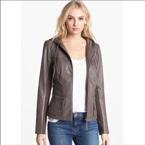 Hinge (Nordstrom) Leather Jacket XS